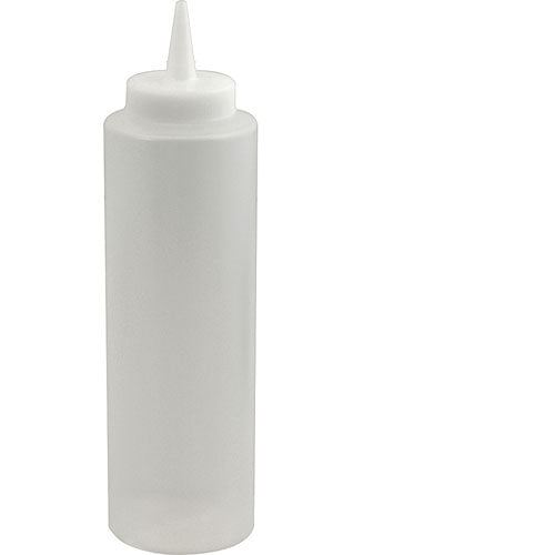 P8065 San Jamar - Clear 12 oz Squeeze Bottle P8065 San Jamar - Clear 12 oz Squeeze Bottle
